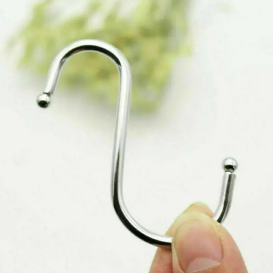 S Shaped Hanging Hooks Stainless Steel Hooks. {9}