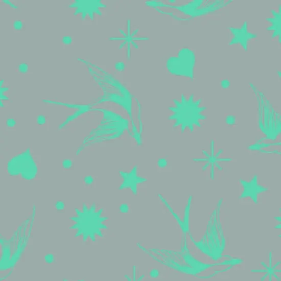 Tula Pink Neon Fairy Flakes - Spirit || Neon True Colors || Everglow {1}