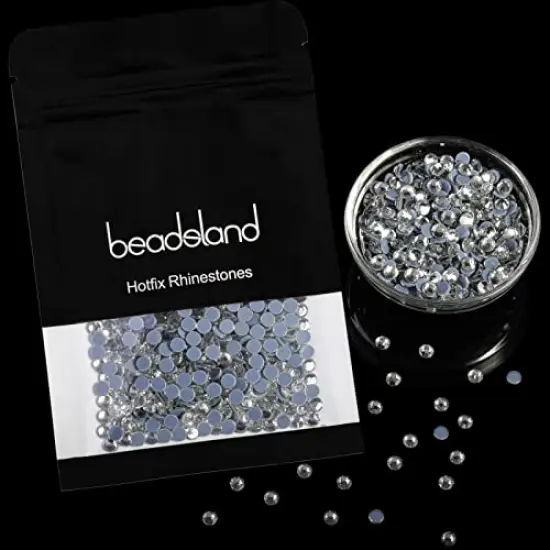 28880 Pieces Beadsland Hotfix Rhinestones, Flatback Crystal Rhinestones for Crafts Clothes DIY Decoration, Crystal, SS10, 2.7-2.9mm {3}