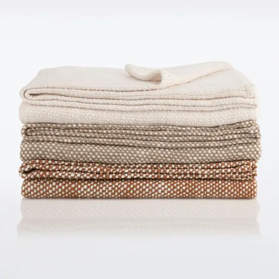Nate Home by Nate Berkus Two-Tone Cotton Bed Blanket {3}
