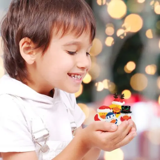 Fun Express Vinyl Holiday Rubber Duckies {4}