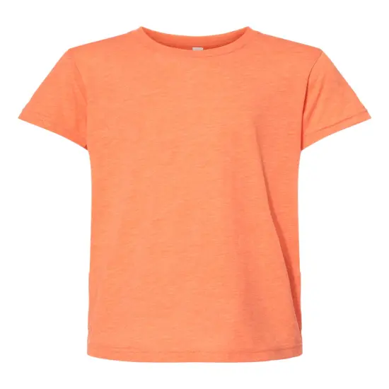 BELLA + CANVAS&reg; Slim Fit Youth Crew Neck Tee Orange triblend {1}