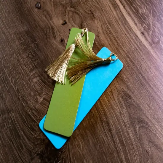 Gallery Leather Bookmark - 7"x2" Acadia Green {4}