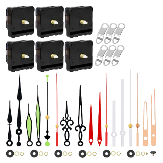 Kitcheniva DIY Wall Quartz Clock Movement Mechanism Replacement 6 pcs {3}