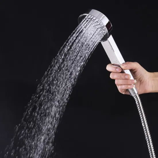 47 Inch Stainless Shower Panel with Massage Jets Hand Shower {4}