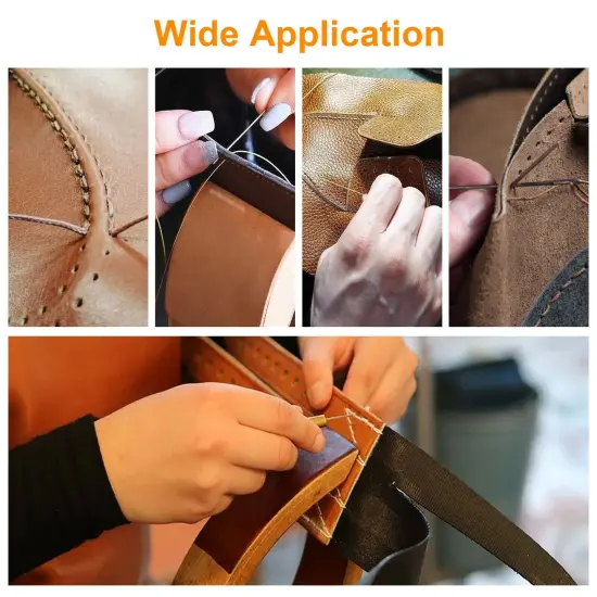 48Pcs Leather Stitching Needles and Awl Hand Tools Kit for DIY Sewing Craft {2}