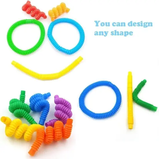Kitcheniva Fidget Tubes Pop Toy Set For Children And Adult {5}