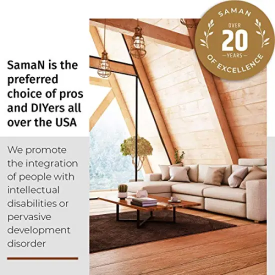 Interior Water Based Wood Stain - Natural Stain for Furniture, Moldings, Wood Paneling, Cabinets (Antique Walnut TEW-212-12, 12 oz) {4}