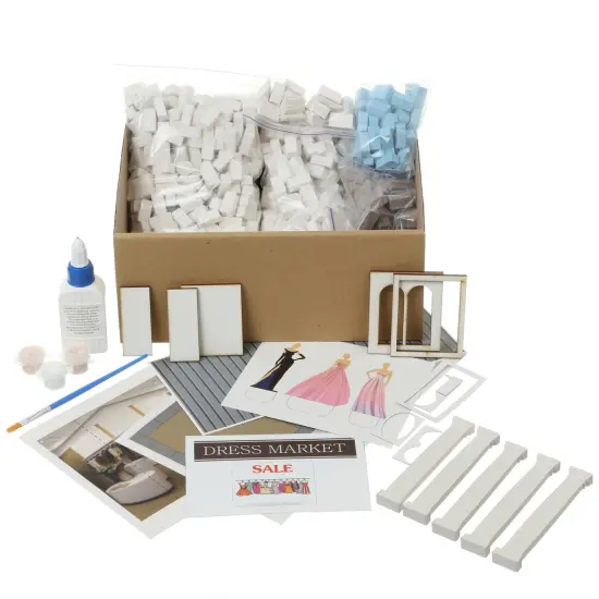 Mini Bricks Construction Set - Dress Market {5}