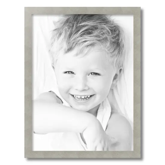 18x24" Modern Custom Poster Frame Classic silver {1}