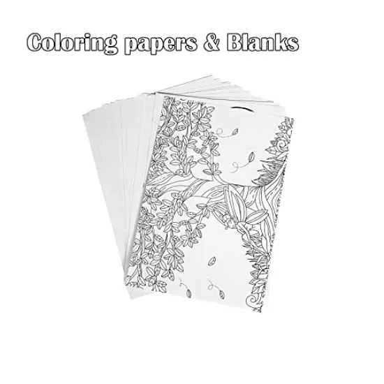 132-Piece Art Set, Deluxe Professional Color Set, Art Kit for Kids and Adult, With Compact Portable Case {3}