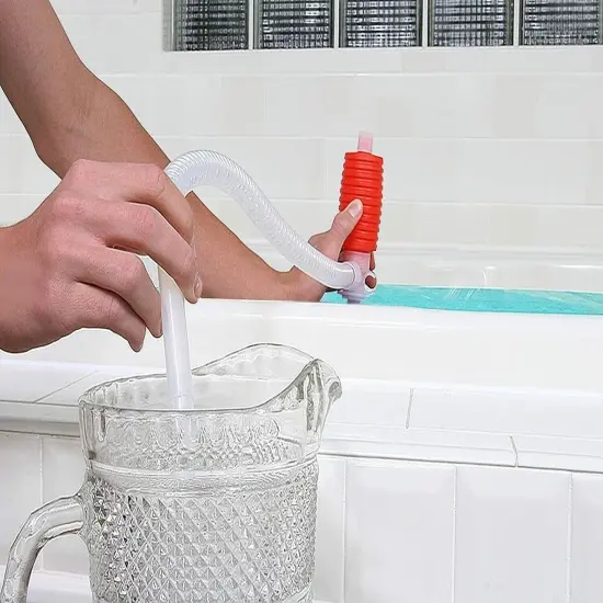 65-Gallon Emergency Drinking Water Storage Container for Home Bathtub {2}