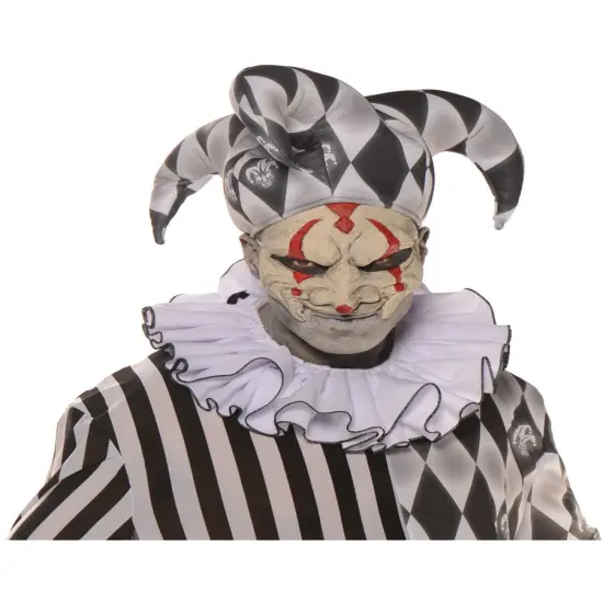 Adults Circus Harlequin Clown Collar Costume Accessory {1}