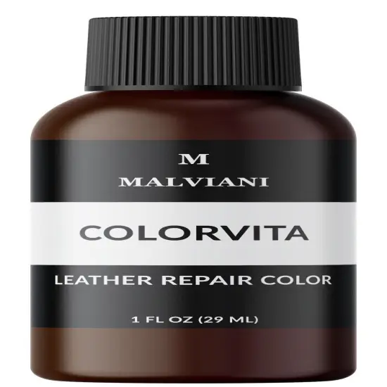 Leather Repair Color Restore for Faded and Scratched Couches Dark brown {1}