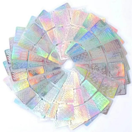 Kitcheniva 24 Sheets Nail Art Manicure Stencil Vinyl Stickers {1}