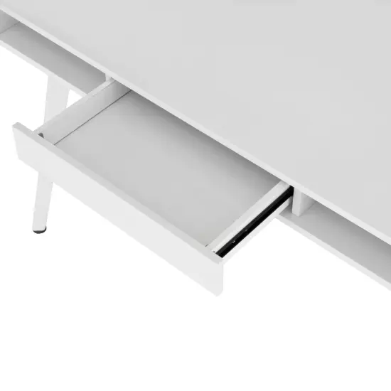 Techni Office Solutions 52.5" White Durable Computer Desk {7}
