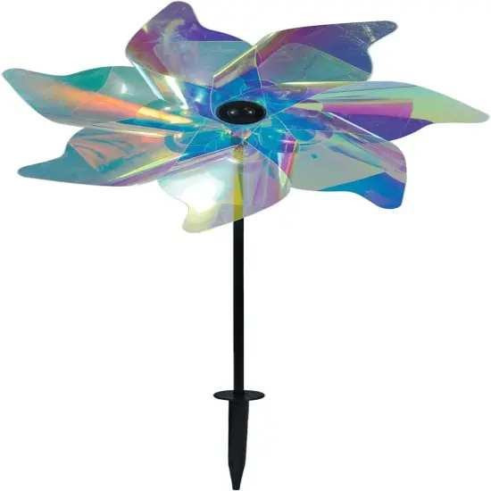12-inch Iridescent Pinwheel Spinner {1}
