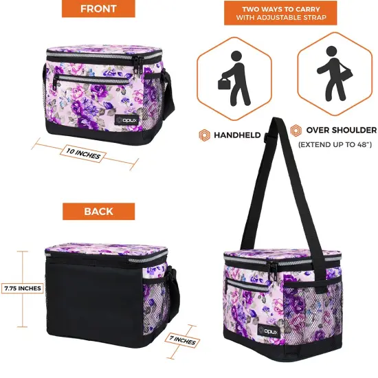 OPUX Insulated Leakproof Thermal Bento Lunch Bag {3}