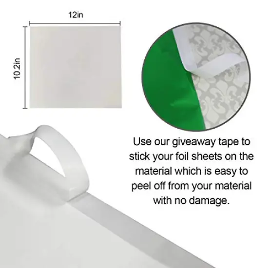 7 Assorted Colors Transfer Foil Paper Bundle for Cricut Foil Transfer Kit/Spellbinders/Foil Quill/Heat Foil Pen,12inx9.84ft Heat Transfer Foil Roll, Hot Foil Roll Transfer Foil Roll for Craft {5}