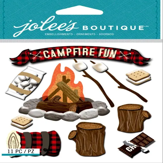 Jolee's Boutique Campfire Dimensional Stickers {1}