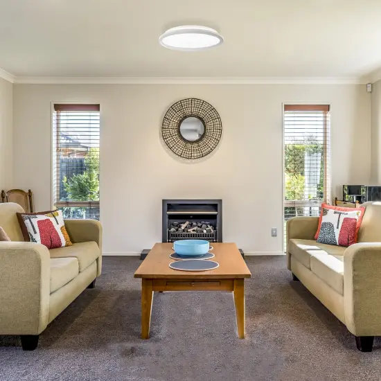 Round LED Ceiling Light Fixture Modern Flush Mount 36W 6500K Cool Daylight Energy Ideal for Office Kitchen Bedroom Living Room Bathroom Dining Room Hallway and Entryway {1}