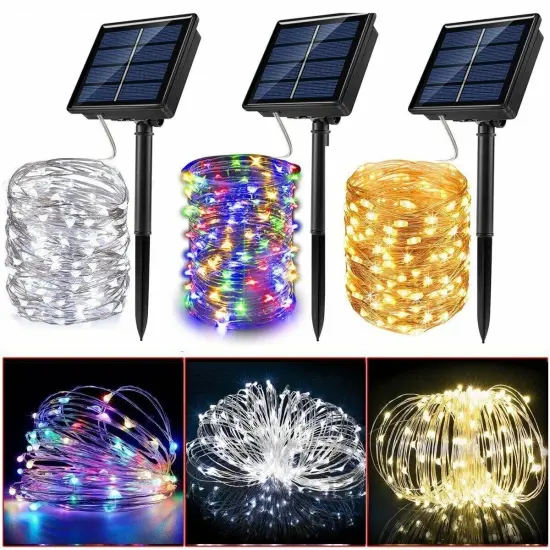 Solar LED Fairy Lights for Outdoor Parties and Christmas Decor {2}