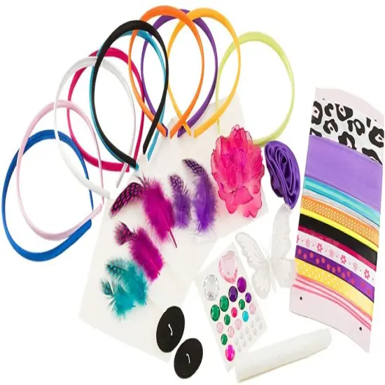 Child Girl Activity Craft Kit Headband. {2}