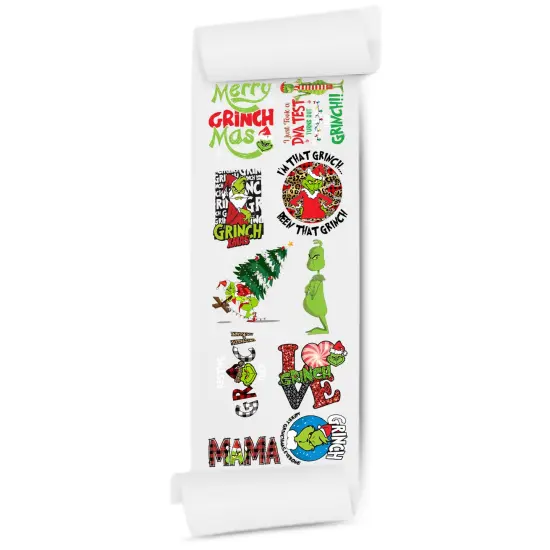 Grinch DTF Direct-to-Film Gang Sheets - 22x60 {2}