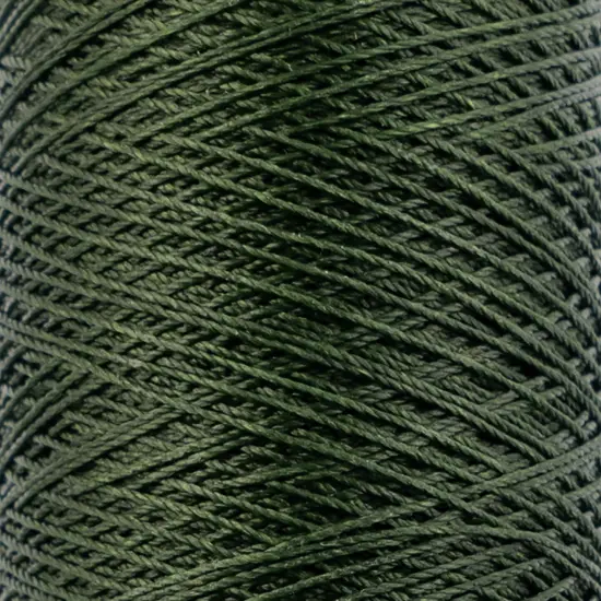 Gudebrod 0.015" Waxed Polyester Thread 500ft | Made In USA Olive {3}