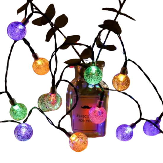Kitcheniva Solar Powered 50 LED String Light Christmas Decor Multicolor {3}