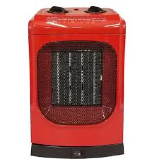 1500 Watt Red Ceramic Fan Heater . {3}