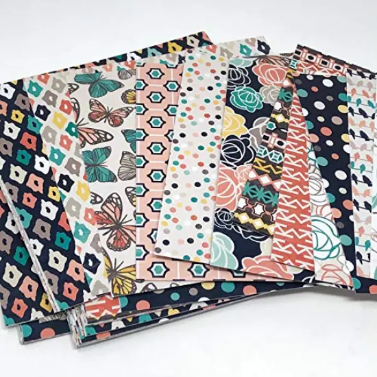 64 Sheets Pattern Paper Pack - Free Spirit - Card Making Scrapbook Specialty Paper Single-Sided 6"x6" Collection Includes - by Miss Kate Cuttables {4}