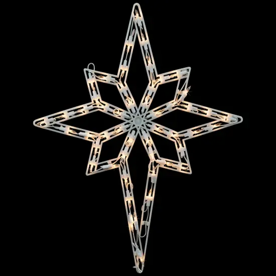 Northlight Lighted Star of Bethlehem Christmas Window Decoration - 18" White {1}