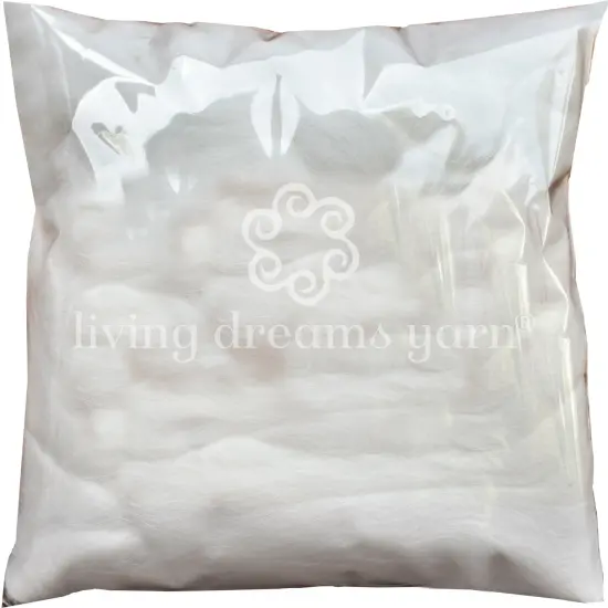 2oz Faux Angora Fiber: Natural Undyed Combed Top Roving. Plant Based, Eco Friendly, and Vegan {3}