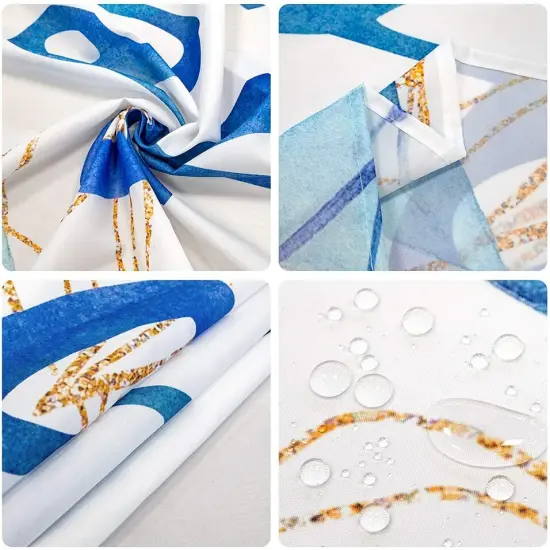 Kitcheniva "Get Naked" Printed Bathroom Shower Curtain {6}