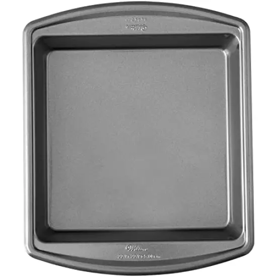 Advance Select Premium Non-Stick Square Cake Pan, 9 x 9-Inch, Steel, Silver {1}