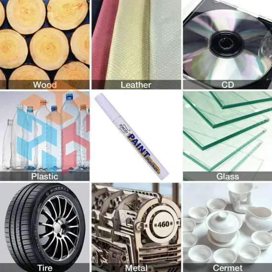 Kitcheniva Permanent Paint Marker Pen Waterproof Rubber Metal Wood {6}