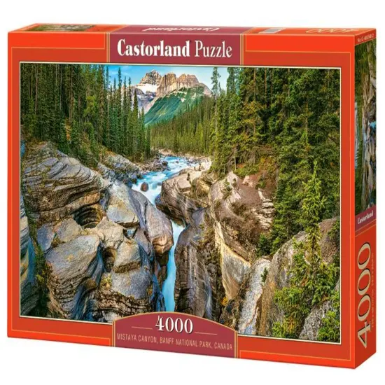 4000 Piece Jigsaw Puzzle, Mistaya Canyon, Banff National Park, Canada, Castorland C-400348-2 {1}