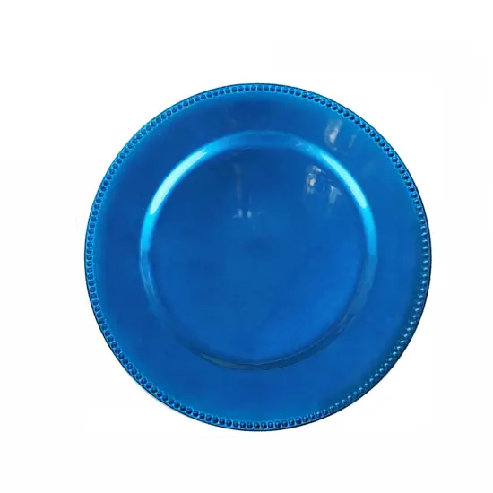 6 pcs of 13inch Charger Plates for Table Decor Royal blue {1}