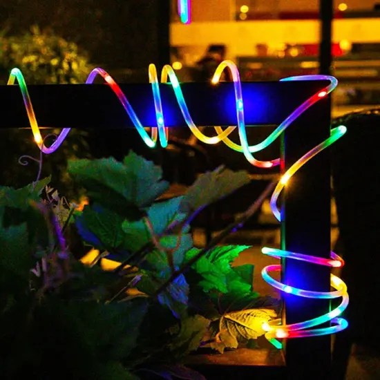 Waterproof LED Solar String Lights for Outdoor Garden Decor Multicolor {4}