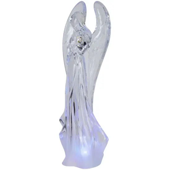 Northlight LED Lighted Color Changing Praying Angel Christmas Figure - 12.25" Clear {7}