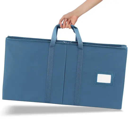 Hearth & Harbor Large Christmas Ornament Storage Box With Adjustable Dividers {6}