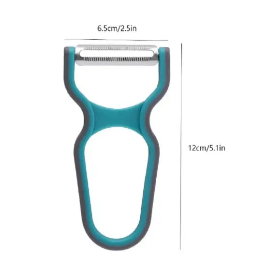 Kitcheniva Stainless Steel Swivel Peelers For Fruits & Vegetable Set of 3 {2}