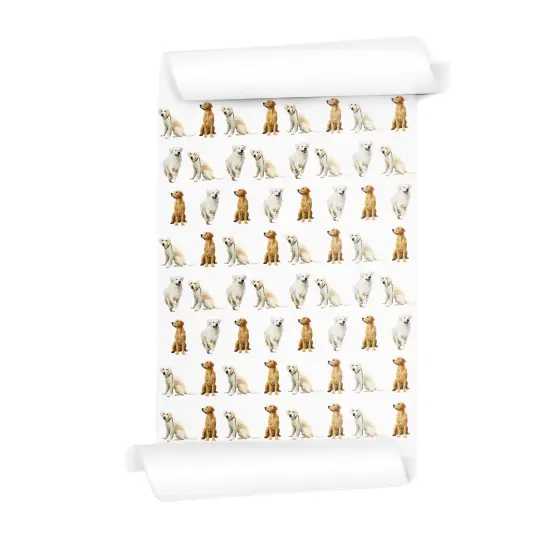 Golden Retrievers Pattern DTF Mini Gang Sheet, DTF Transfers, Ready To Press - 22" x30" {1}