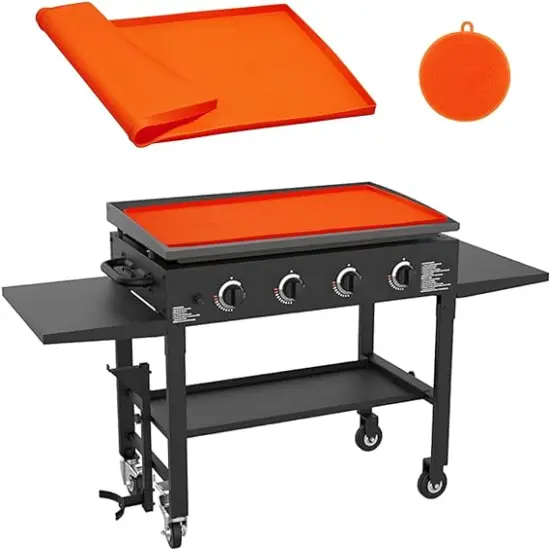 SJSJsuit Heavy Duty Silicone Griddle Cover Mat for Blackstone-36 inch {1}