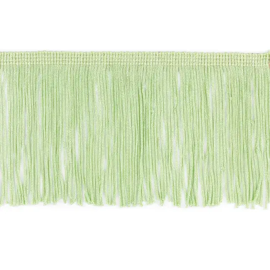 10 Yards of 4" Chainette Fringe Trim | 10 yard cut Celadon {1}