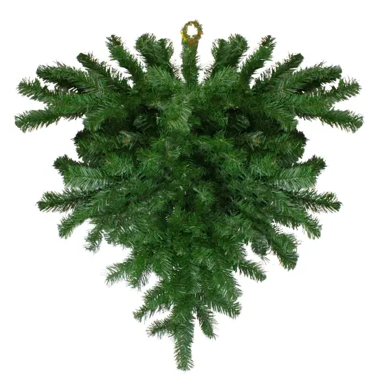 Northlight Windsor Pine Artificial Christmas Teardrop Swag - 34" - Unlit Green {1}