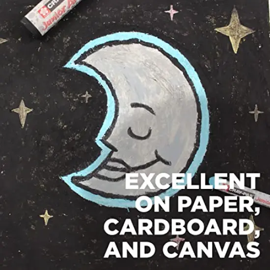 Cray-Pas Junior Artist Oil Pastel Set - Soft Oil Pastels for Kids & Artists - 50 Sticks {6}