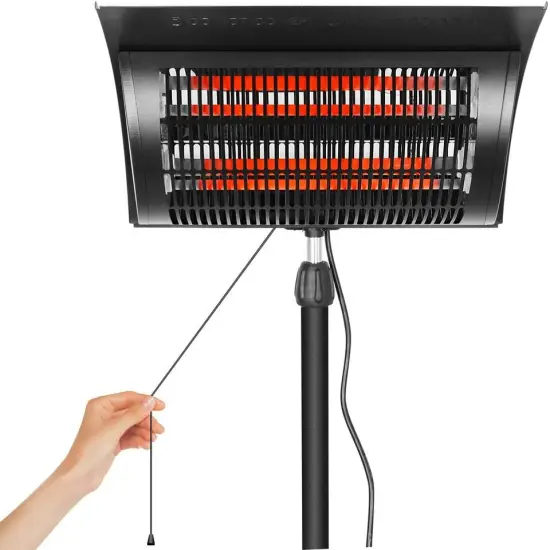 Electric Standing Patio Heater W/Overheat Protect. {3}