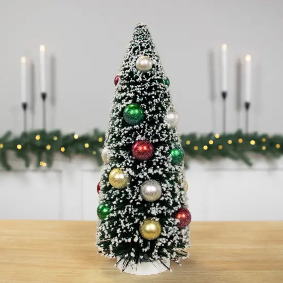 Northlight 12&rdquo; Green Frosted Sisal Pine Artificial Tree Christmas Tabletop Decor {3}